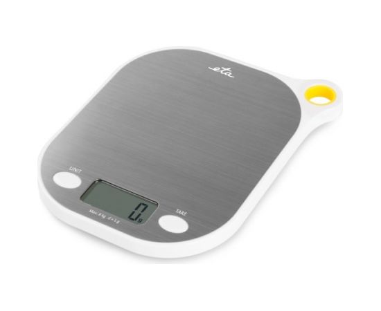 ETA Kitchen scales Grami ETA377790000 Maximum weight (capacity) 8 kg, Graduation 1 g, Display type LCD, White/Stainless steel