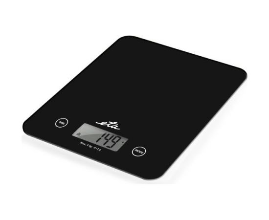 ETA Kitchen scales Lori ETA277790050 Maximum weight (capacity) 5 kg, Graduation 1 g, Display type LCD, Black