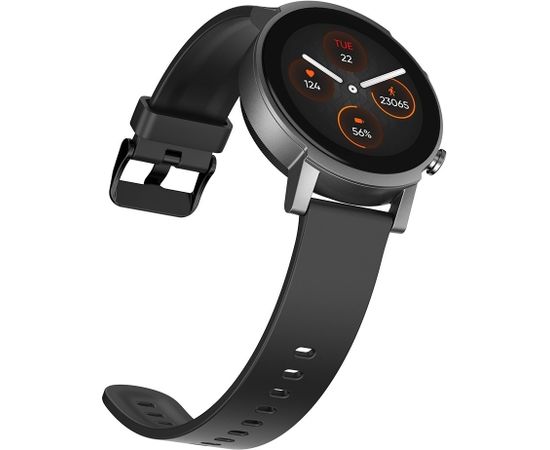 TicWatch E3 1.3”, Smart watch, GPS (satellite), 2.5D glass, Touchscreen, Heart rate monitor, Activity monitoring 24/7, Waterproof, Bluetooth, Wi-Fi, Panther Black