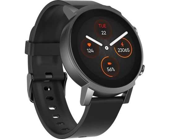 TicWatch E3 1.3”, Smart watch, GPS (satellite), 2.5D glass, Touchscreen, Heart rate monitor, Activity monitoring 24/7, Waterproof, Bluetooth, Wi-Fi, Panther Black