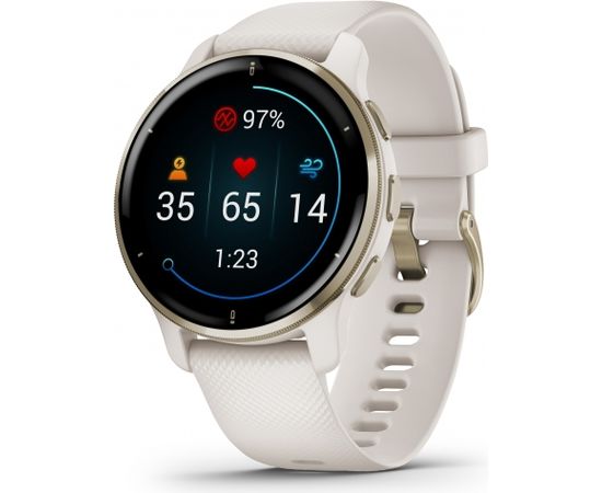 Garmin Venu 2 Plus, ivory/cream