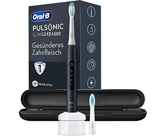 Oral-B Pulsonic Slim + Reise black - 4500 elektriksā zobu birste