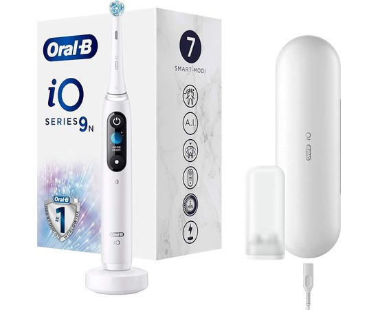 Oral-B iO Series 9N Alabaster white elektrikā zobu birste