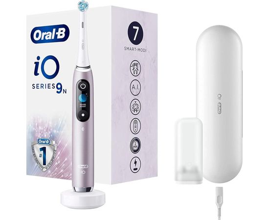 Oral-B iO Series 9N Quartz rose eleltriskā zobu birste