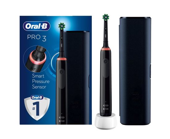 Oral-B Pro 3 3900 black - Black Edition elektriskā zobu birstes