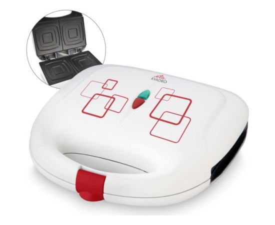 ETA Sandwich maker Kvadro ETA415390000 700 W, Number of plates 1, Number of pastry 2, White