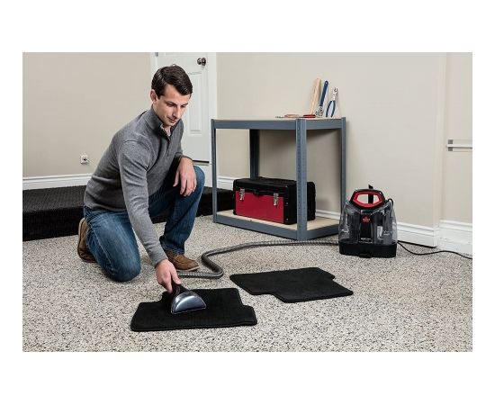 Bissell MultiClean Spot & Stain SpotCleaner Vacuum Cleaner 4720M Handheld, Black/Red