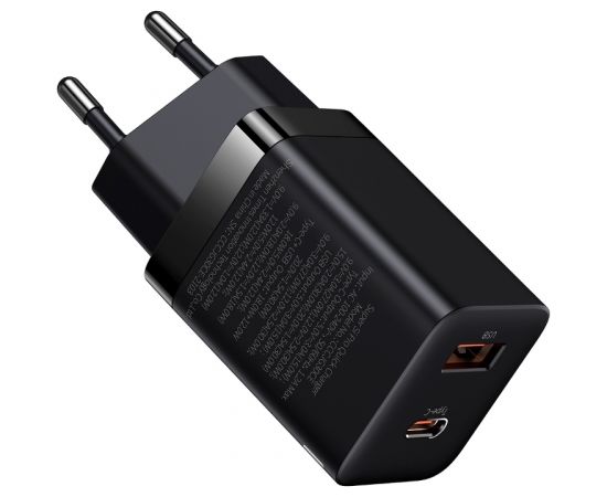 Baseus CCSUPP-E01 30W PD Super Si Pro 5V-20V (3A Max) USB-C TypeC / USB Супер Быстрая сетевая зарядка