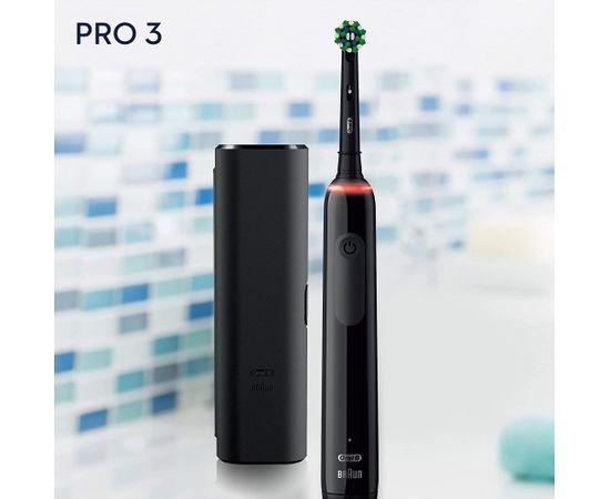 Oral-B Pro 3 3000 Sensit black - Per 3 3000  elektriksā zobu birste