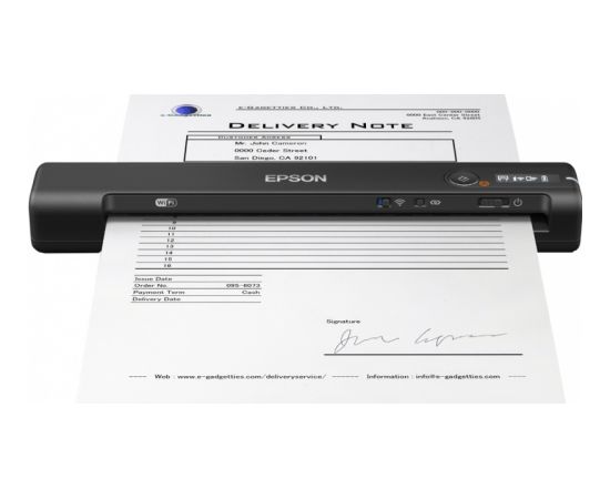 Scanner Epson WF ES-60W, Wifi, 300 dpi, Portable