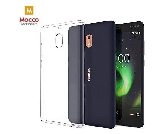 Mocco Ultra Back Case 0.3 mm Aizmugurējais Silikona Apvalks Priekš Nokia 1 Caurspīdīgs