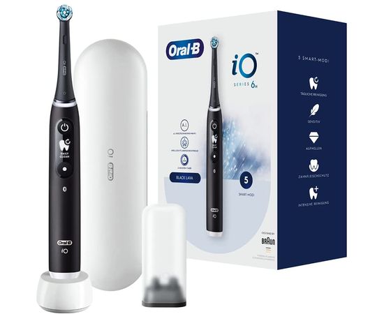 Oral-B Braun Oral-B toothbrush iO Series 6 Black Lava elektriksā zobu birste