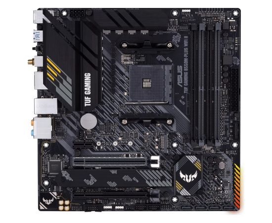 Asus TUF GAMING B550M-PLUS WIFI II Processor family AMD, Processor socket AM4, DDR4, Memory slots 4, Chipset  B550,  microATX