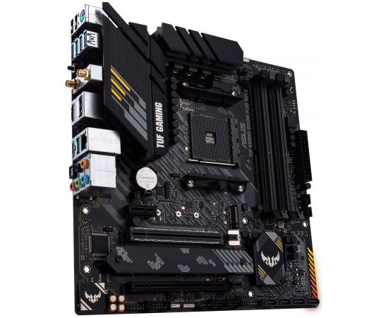 Asus TUF GAMING B550M-PLUS WIFI II Processor family AMD, Processor socket AM4, DDR4, Memory slots 4, Chipset  B550,  microATX