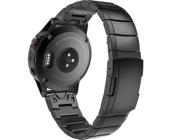 STEELBAND Tech-Protect siksniņa priekš GARMIN FENIX 5/6/6 PRO BLACK