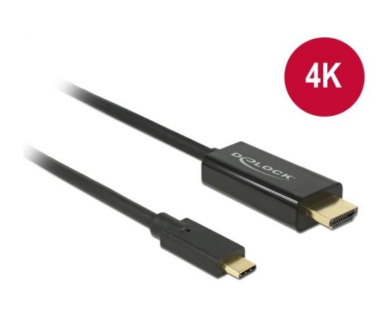 KAB USB-C > HDMI (ST-ST) 1m 4K 30Hz DeLOCK Black