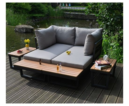 Garden furniture set MALTA module sofa and 2 tables