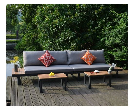 Garden furniture set MALTA module sofa and 2 tables