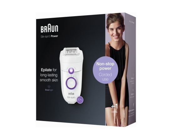Braun SE5505P Silk-epil White Epilators