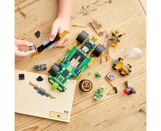 LEGO Ninjago Lloyd sacīkšu auto EVO (71763) Lego Ninjago