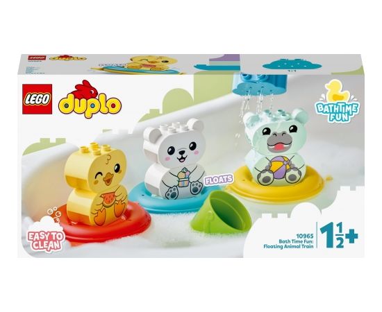 LEGO Duplo 10965 Jautram vannošanās laikam: peldošs dzīvnieku vilciens