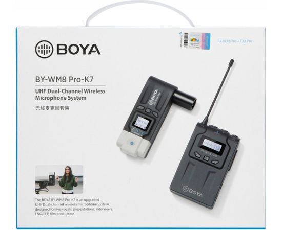 Boya wireless microphone BY-WM8 Pro-K7 UHF Wireless