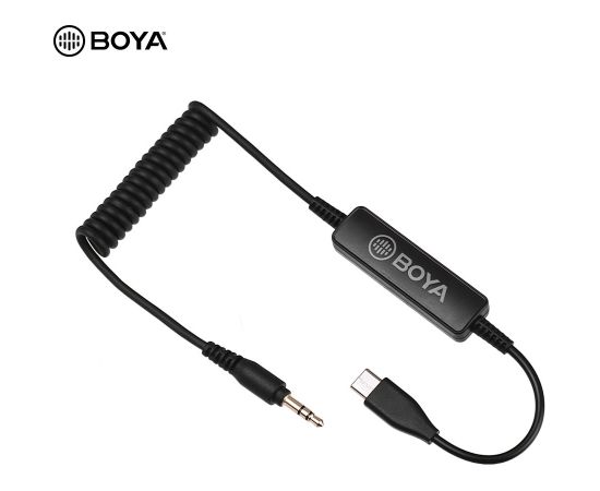 Boya kabelis 3,5mm - USB-C 35C-USB-C