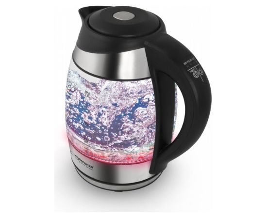 Esperanza EKK026 1.7L Black Transparent 2200W Elektriskā tējkanna