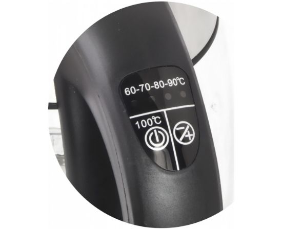 Esperanza EKK026 1.7L Black Transparent 2200W Elektriskā tējkanna