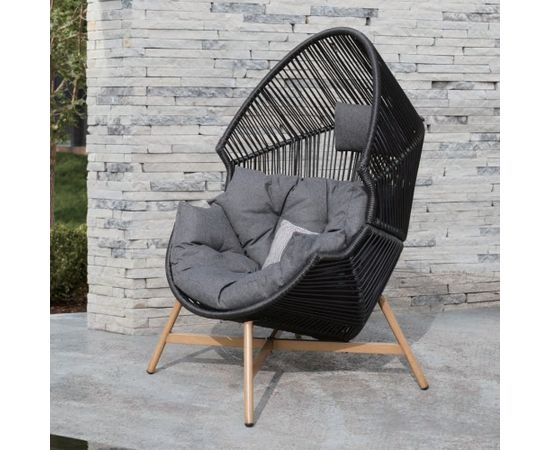 Leisure chair HELSINKI black