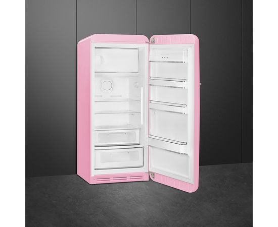 SMEG FAB28LPK5 ledusskapis, 50's Style, 153cm Pink