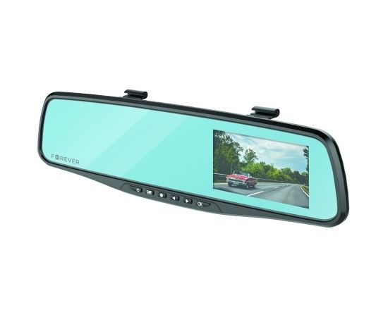 FOREVER VR-140 Spogulis Auto video reģistrātors HD / microSD / LCD 3.5''