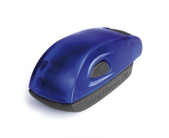 Zīmogs COLOP Mouse 20 zils, zils spilventiņš