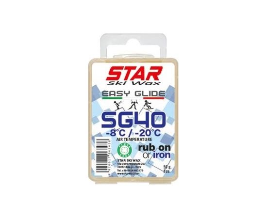 Star Ski Wax SG40 -8/-20°C Easy Glide Wax 50g / -8... -20 °C