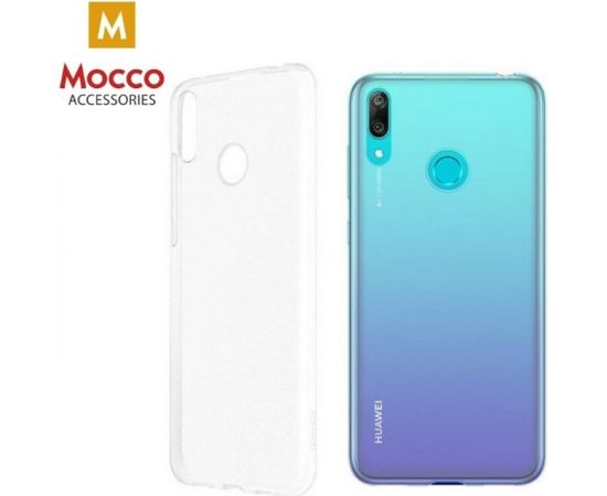 Mocco Ultra Back Case 1 mm Aizmugurējais Silikona Apvalks Priekš Huawei Y6 (2019) / Huawei Y6 Prime (2019) Caurspīdīgs
