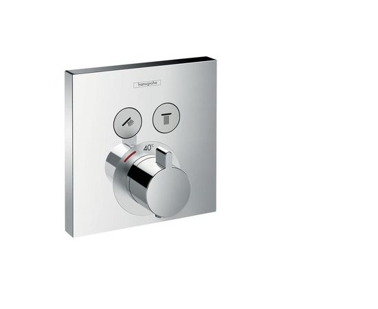 HANSGROHE ShowerSelect iebūvējama dušas termostata virsapmetuma daļa, 2-funkciju, hroms