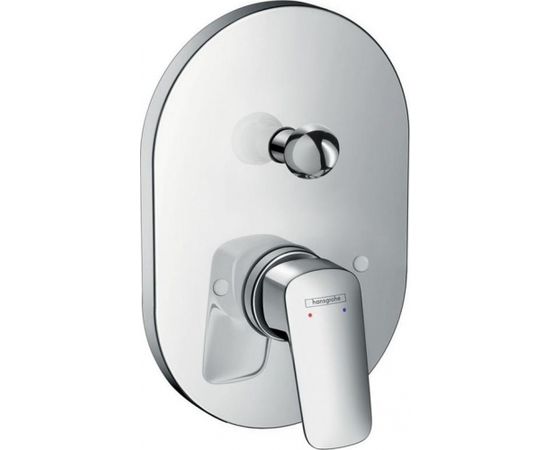 Hansgrohe Logis iebūvējams vannas maisītājs, ovālas formas, hroms