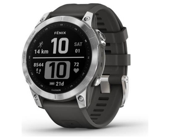 Garmin fenix 7, silver/graphite