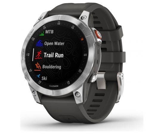 Garmin epix 2, stainless steel/slate