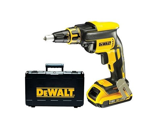 DeWalt DCF620D2-QW Skrūvgriezis ģipškartona plāksnēm XR Li-Ion 18V ar bezoglīšu motoru