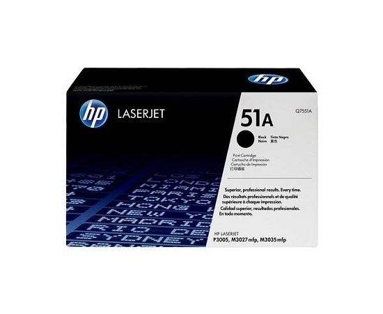 Hewlett-packard TONER BLACK 51A 6.5K /LJP3005/Q7551A HP