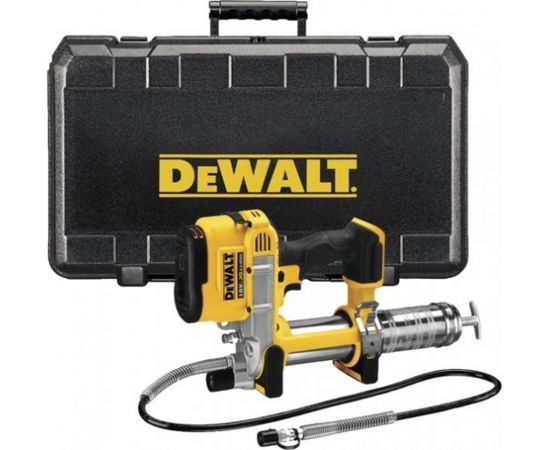 DeWALT DCGG571NK-XJ Smērvielas pistole690 Bar spiediens,147g eļļas minūtē,2x ātrāka eļļošana kā ar manuālo instrumentu