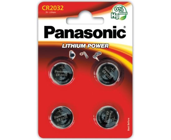 Panasonic baterija CR2032/4B