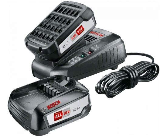 Bosch Starter Set 18V(2x2,5Ah) akumulatori un lādierīces kopmlekts