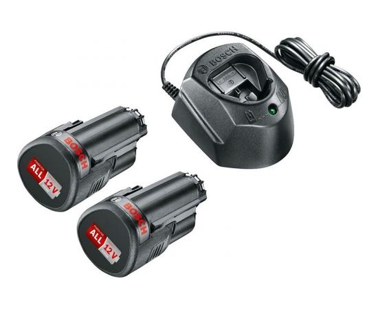 Bosch Starter Set PBA12V 2x1,5Ah Akumulatori un lādētājs