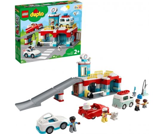 LEGO Duplo Autostāvvieta un automazgātava (10948)
