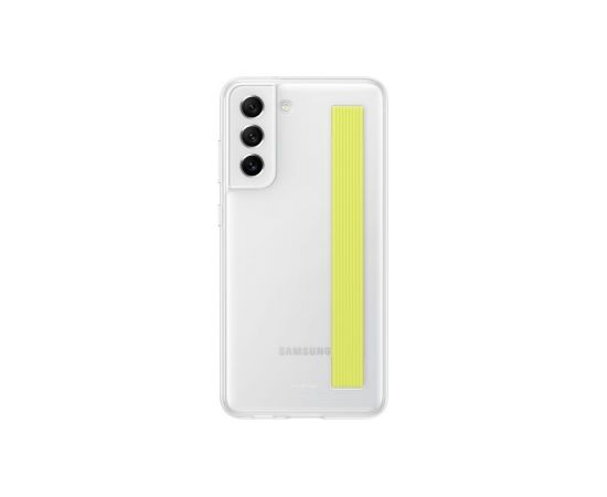 Samsung  Galaxy S21 FE Clear Strap Cover Case White