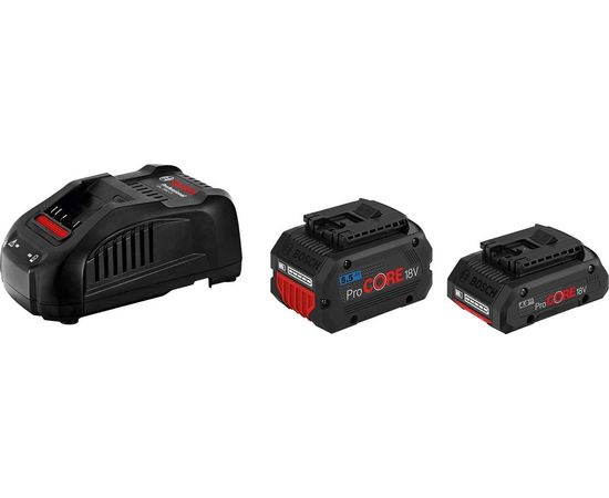 Bosch ProCORE Akku-Kit 18V 4,0 Ah + 5,5 Ah + GAL 1880 CV