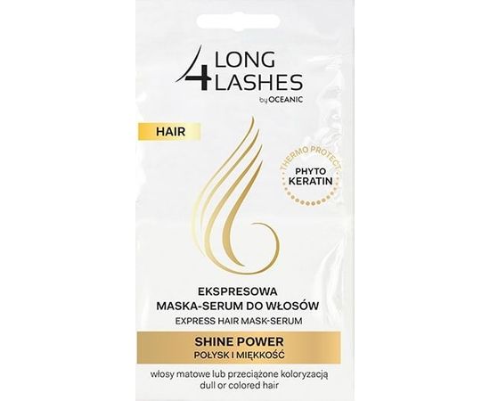 Long 4 lashes Express Hair Mask-Serum Shine Power Mask