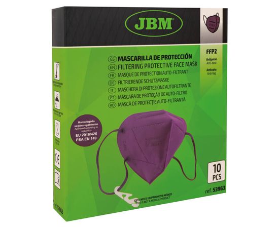 Aizsargmaska FFP2 ,1gab., violeta, JBM